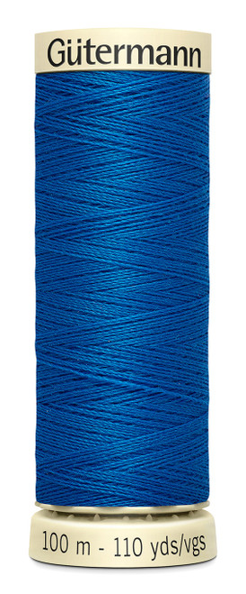 Gutermann Sew-All Thread 110yd-Electric Blue 100P-248 - 077780000346