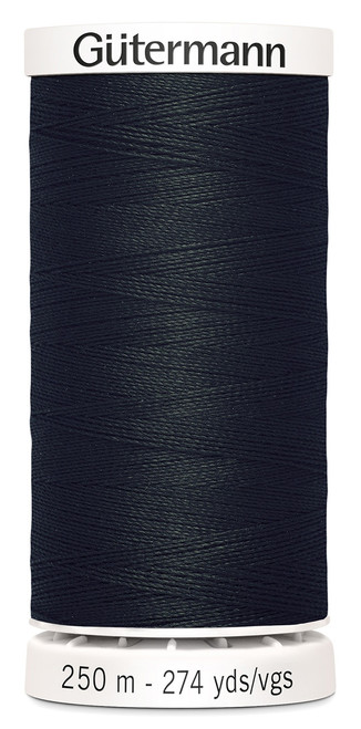 Gutermann Sew-All Thread 274yd-Black 250P-10 - 077780004917