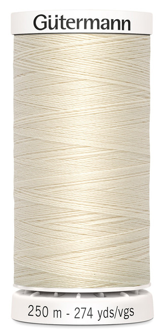 Gutermann Sew-All Thread 274yd-Eggshell 250P-22 - 077780004948