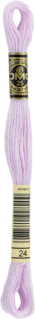 12 Pack - DMC 6-Strand Embroidery Cotton 8.7yd-White Lavender - 117-24 - 077540928200