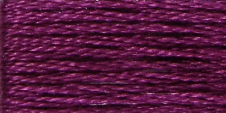 12 Pack - DMC 6-Strand Embroidery Cotton 8.7yd-Very Dark Fuchsia - 117-35