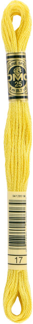 12 Pack - DMC 6-Strand Embroidery Cotton 8.7yd-Light Yellow Plum - 117-17 - 077540928064