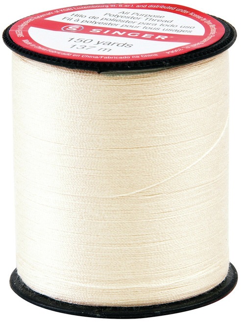 Singer All-Purpose Polyester Thread 150yd-Natural 60000-60256