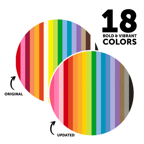 Neenah Astrodesigns Cardstock Pack 8.5"X11" 72/Pkg-18 Bold & Vivid Colors - 4640703