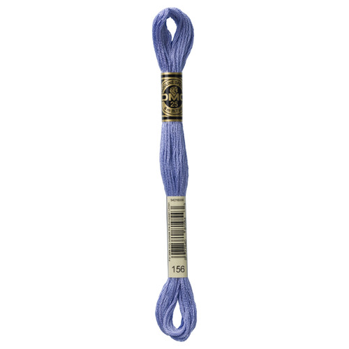 12 Pack - DMC 6-Strand Embroidery Cotton 8.7yd-Med. Lt. Blue Violet-Between 340 & 341 - 117-156 - 077540810543