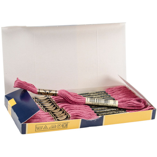 12 Pack - DMC 6-Strand Embroidery Cotton 8.7yd-Mauve - 117-3687