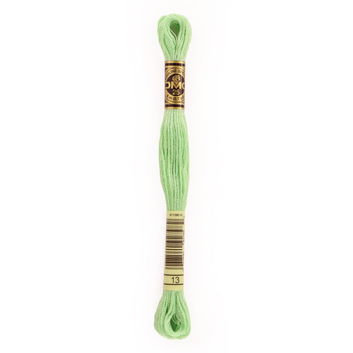12 Pack - DMC 6-Strand Embroidery Cotton 8.7yd-Medium Light Nile Green - 117-13 - 077540927982