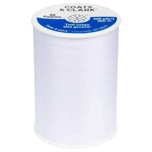 Coats Dual Duty All-Purpose Thread 400yd-White - 230A-1 - 073650138003
