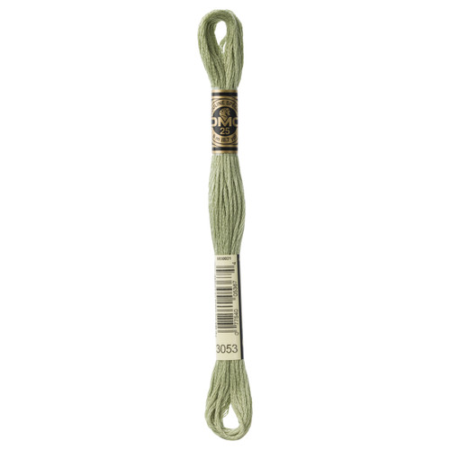 12 Pack - DMC 6-Strand Embroidery Cotton 8.7yd-Green Grey - 117-3053 - 077540053674