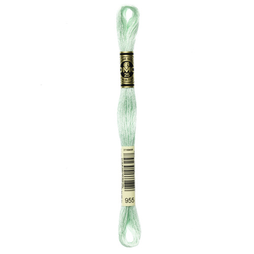 12 Pack - DMC 6-Strand Embroidery Cotton 8.7yd-Light Nile Green - 117-955 - 077540053247