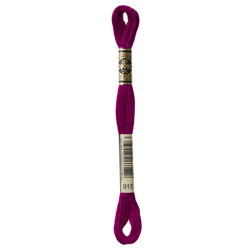 12 Pack - DMC 6-Strand Embroidery Cotton 8.7yd-Dark Plum - 117-915 - 077540052950