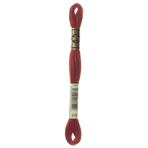 12 Pack - DMC 6-Strand Embroidery Cotton 8.7yd-Red Copper - 117-919 - 077540052981