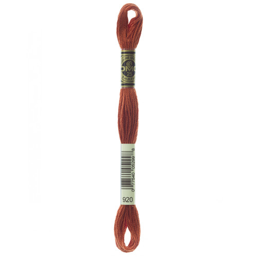 12 Pack - DMC 6-Strand Embroidery Cotton 8.7yd-Medium Copper - 117-920 - 077540052998