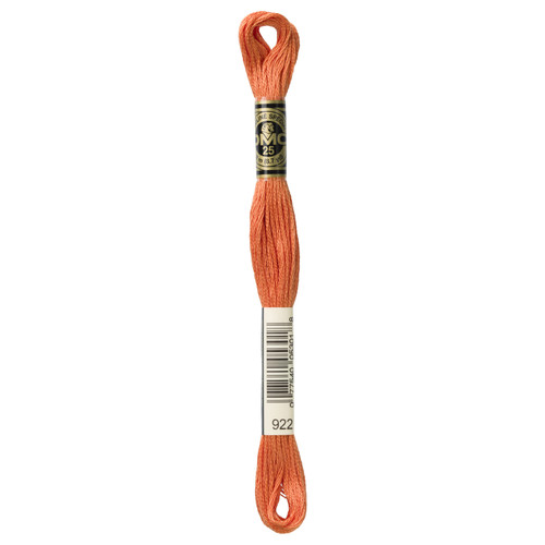 12 Pack - DMC 6-Strand Embroidery Cotton 8.7yd-Light Copper - 117-922 - 077540053018