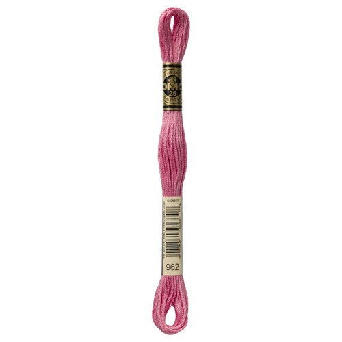 12 Pack - DMC 6-Strand Embroidery Cotton 8.7yd-Medium Dusty Rose - 117-962 - 077540053308