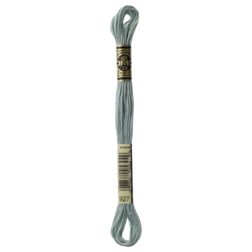 12 Pack - DMC 6-Strand Embroidery Cotton 8.7yd-Light Grey Green - 117-927 - 077540053049
