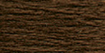12 Pack - DMC 6-Strand Embroidery Cotton 8.7yd-Ultra Dark Coffee Brown - 117-938