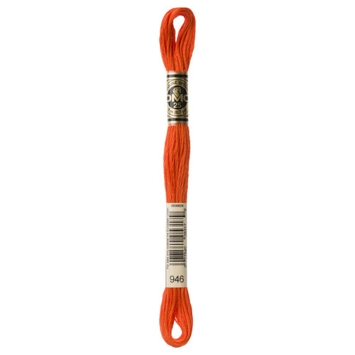 12 Pack - DMC 6-Strand Embroidery Cotton 8.7yd-Medium Burnt Orange - 117-946 - 077540053179
