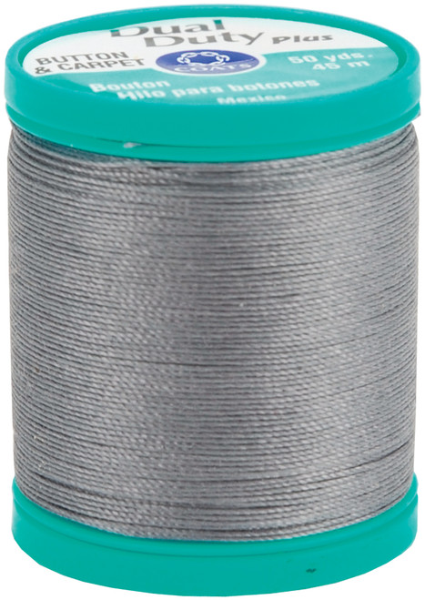3 Pack - Coats Dual Duty Plus Button & Carpet Thread 50yd-Slate - S920-0620 - 073650792779