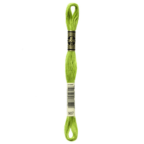 12 Pack - DMC 6-Strand Embroidery Cotton 8.7yd-Light Parrot Green - 117-907 - 077540052899 12 Pack - DMC 6-Strand Embroidery Cotton 8.7yd-Light Parrot Green - 117-907 - 077540052899