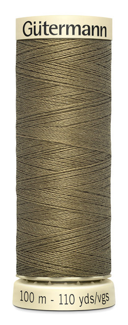 6 Pack Gutermann Sew-All Thread 110yd-Brown Olive 100P-781 - 077780008359