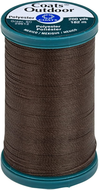 Coats Outdoor Living Thread Mini King Spool 200yd-Dark Brown - D71-50 - 073650813856