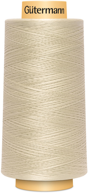 Gutermann Natural Cotton Thread Solids 3,000yd-Cream - 3000C-829 - 40080156782584008015678258