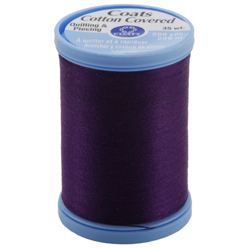 Coats Cotton Covered Quilting & Piecing Thread 250yd-Purple - S925-3690 - 073650806261