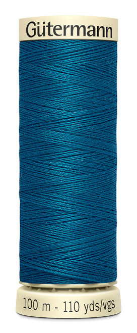 Gutermann Sew-All Thread 110yd-Deep Turquoise 100P-630 - 077780008205