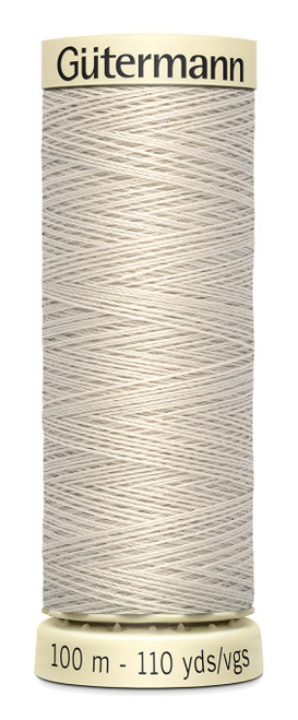 Gutermann Sew-All Thread 110yd-Dark Bone - 100P-70 - 077780007857