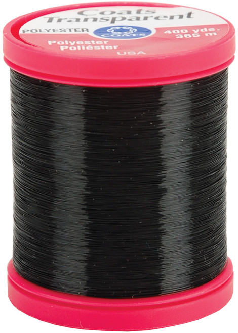 Coats Transparent Polyester Thread 400yd-Smoke - S995-9950 - 073650794087