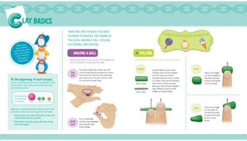 Klutz Make Clay Charms Book Kit- - K549856
