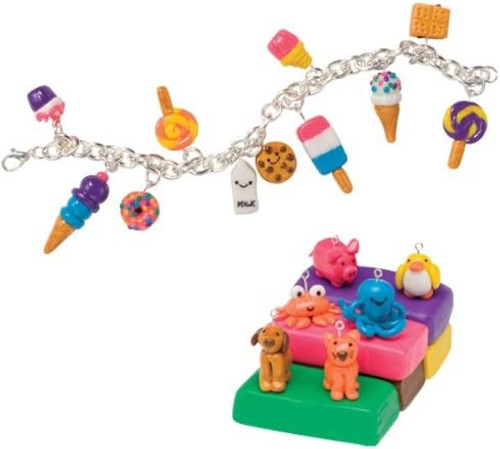 Klutz Make Clay Charms Book Kit- - K549856