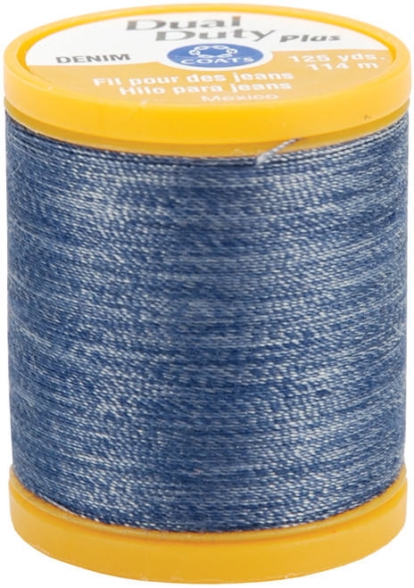 Coats Dual Duty Plus Denim Thread 125yd-Denim Blue - S976-4665 - 073650797521