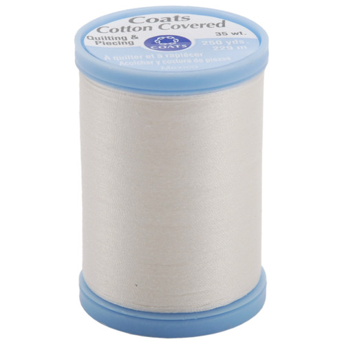 Coats Cotton Covered Quilting & Piecing Thread 250yd-Winter White - S925-150 - 073650806155 Coats Cotton Covered Quilting & Piecing Thread 250yd-Winter White - S925-150 - 073650806155