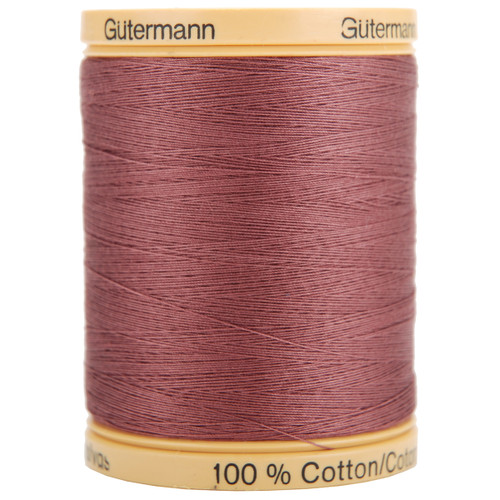 Gutermann Natural Cotton Thread Solids 876yd-Mauve - 800C-2724 - 40080156056364008015605636