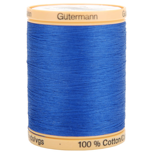 Gutermann Natural Cotton Thread Solids 876yd-Royal Blue 800C-7000 - 40080156057734008015605773