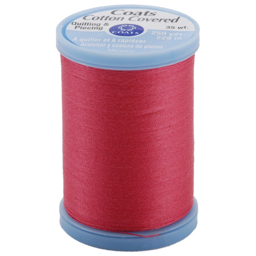 Coats Cotton Covered Quilting & Piecing Thread 250yd-Hot Pink S925-1840 - 073650806209