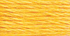 12 Pack - DMC 6-Strand Embroidery Cotton 8.7yd-Medium Yellow - 117-743