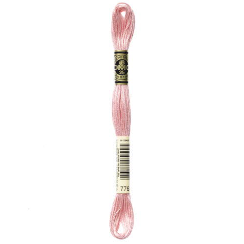 12 Pack - DMC 6-Strand Embroidery Cotton 8.7yd-Medium Pink - 117-776 - 077540052295