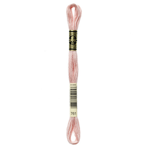 12 Pack - DMC 6-Strand Embroidery Cotton 8.7yd-Light Salmon - 117-761 - 077540052257 12 Pack - DMC 6-Strand Embroidery Cotton 8.7yd-Light Salmon - 117-761 - 077540052257