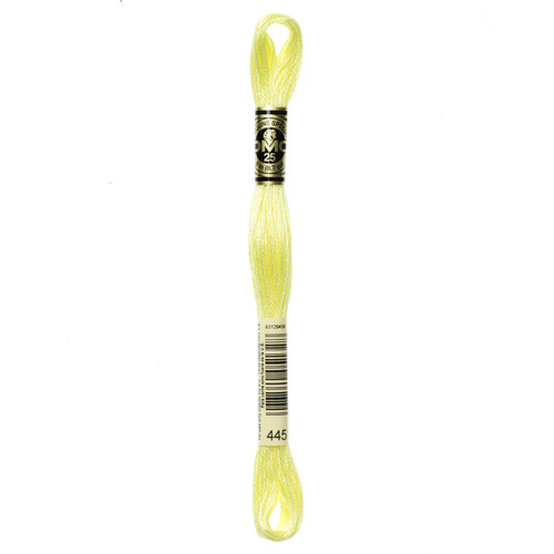 12 Pack - DMC 6-Strand Embroidery Cotton 8.7yd-Light Lemon - 117-445 - 077540051328
