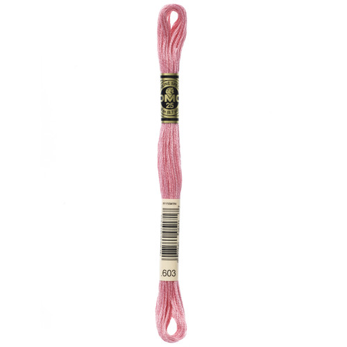 12 Pack - DMC 6-Strand Embroidery Cotton 8.7yd-Cranberry - 117-603 - 077540051717
