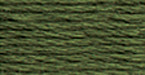 12 Pack - DMC 6-Strand Embroidery Cotton 8.7yd-Dark Fern Green - 117-520