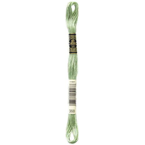 12 Pack - DMC 6-Strand Embroidery Cotton 8.7yd-Light Pistachio Green - 117-368 - 077540051137 12 Pack - DMC 6-Strand Embroidery Cotton 8.7yd-Light Pistachio Green - 117-368 - 077540051137