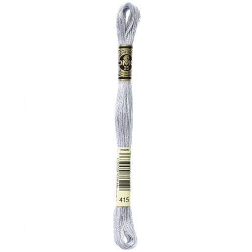 12 Pack - DMC 6-Strand Embroidery Cotton 8.7yd-Pearl Grey - 117-415 - 077540051236