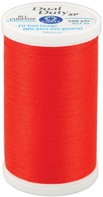 Coats Dual Duty XP General Purpose Thread 500yd-Atom Red S930-2160 - 073650779732