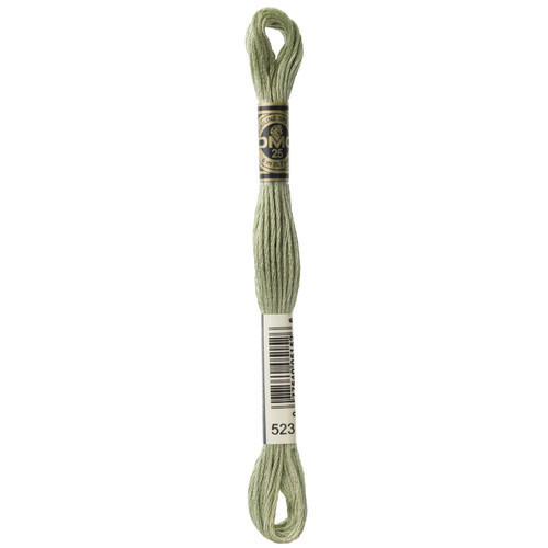 12 Pack - DMC 6-Strand Embroidery Cotton 8.7yd-Light Fern Green - 117-523 - 077540051526 12 Pack - DMC 6-Strand Embroidery Cotton 8.7yd-Light Fern Green - 117-523 - 077540051526