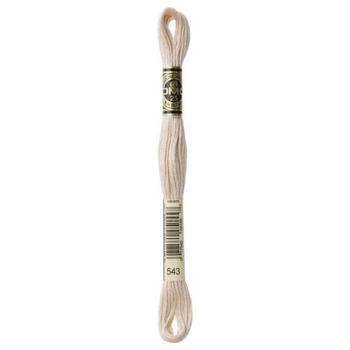 12 Pack - DMC 6-Strand Embroidery Cotton 8.7yd-Ultra Very Light Beige Brown - 117-543 - 077540051557