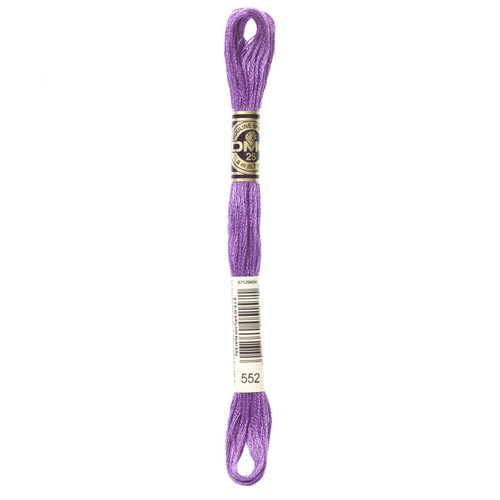 12 Pack - DMC 6-Strand Embroidery Cotton 8.7yd-Medium Violet - 117-552 - 077540051571 12 Pack - DMC 6-Strand Embroidery Cotton 8.7yd-Medium Violet - 117-552 - 077540051571